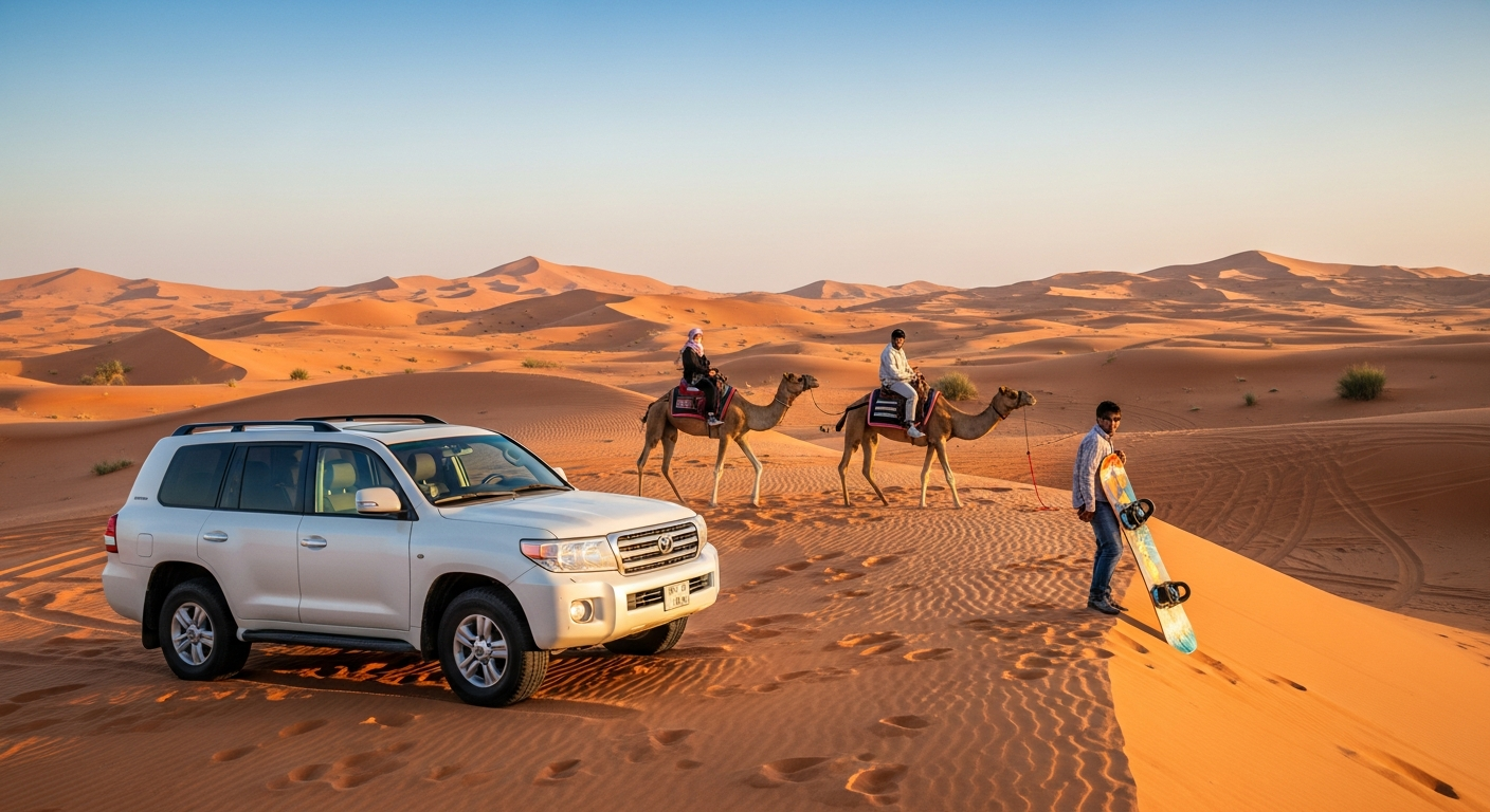 Morning Desert Safari With Land Cruiser 4x4 visual